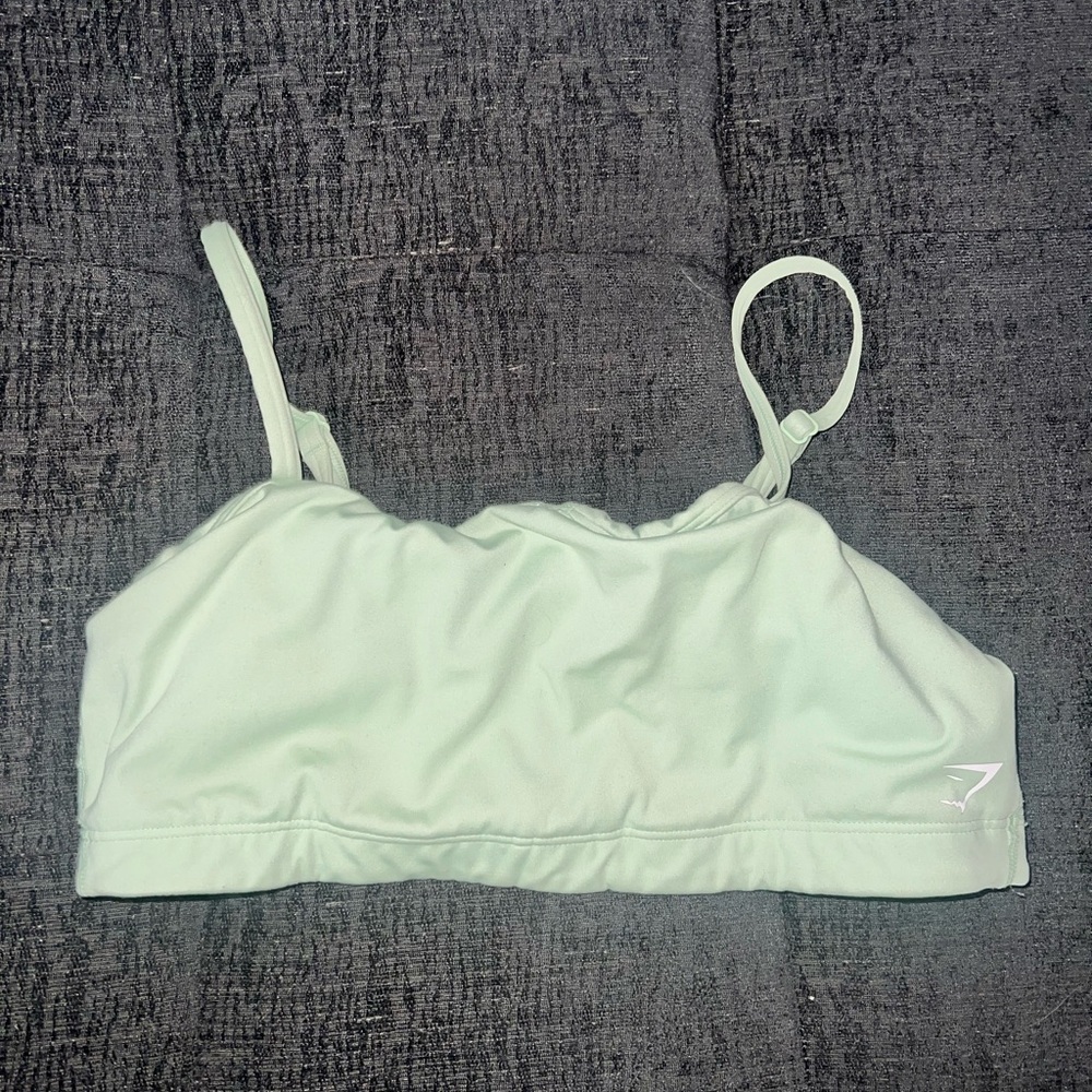 Lime Green Large Gymshark Bandeau Bra